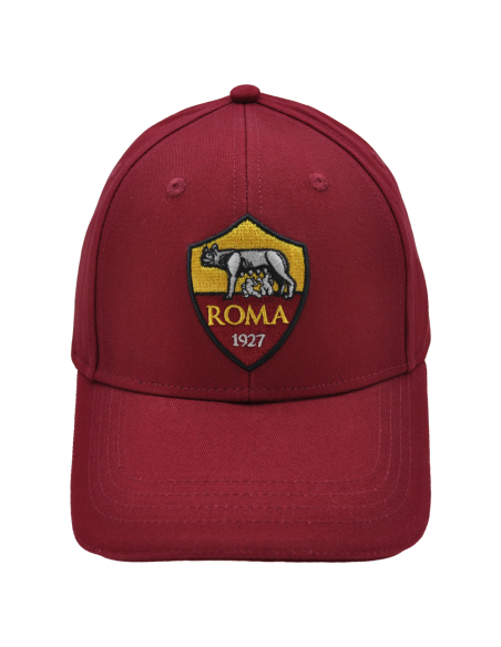 CAPPELLO BASEBALL ROSSO Ricamo 3D Crest 100%CO ROMA