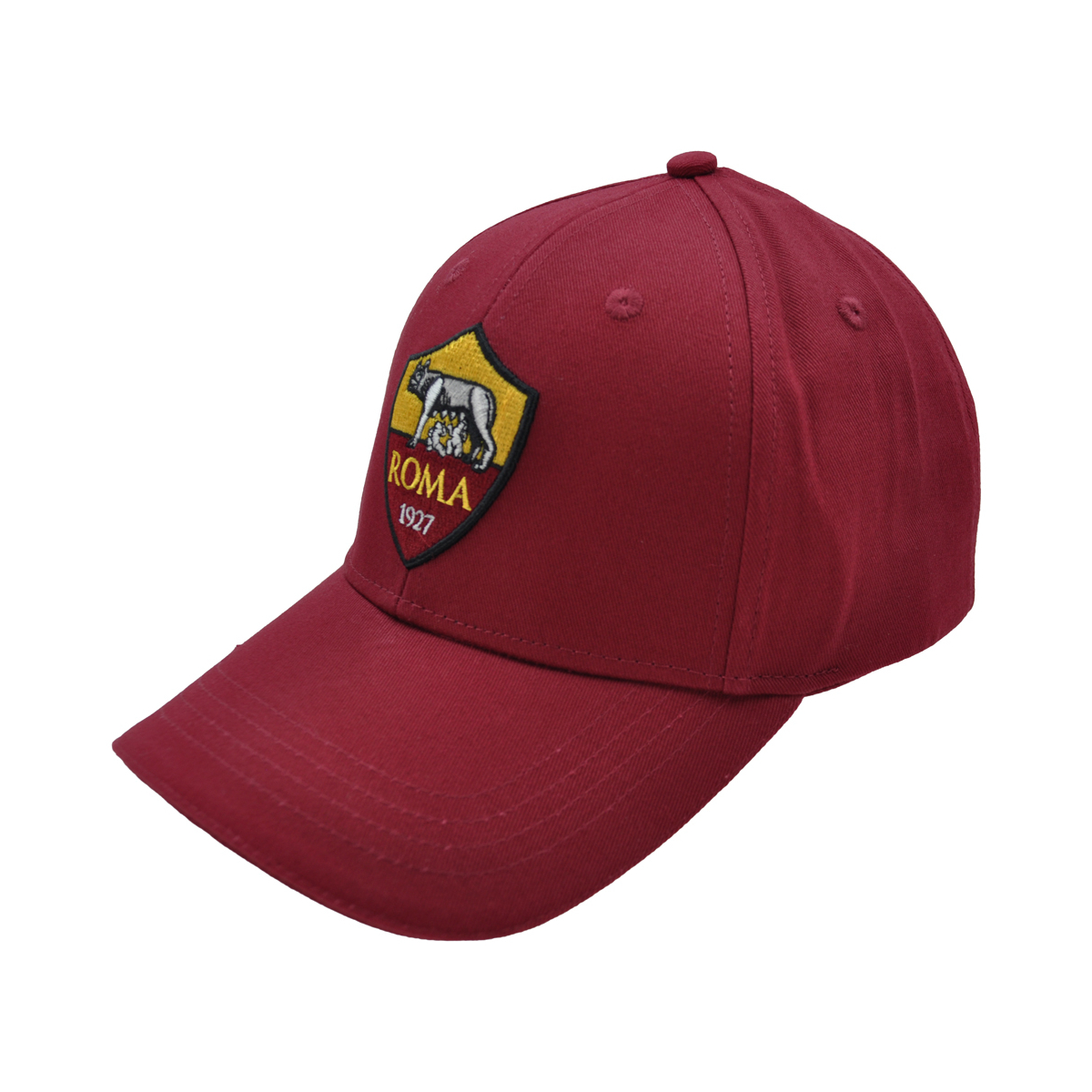 CAPPELLO BASEBALL ROSSO Ricamo 3D Crest 100%CO ROMA