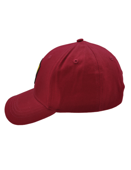 CAPPELLO BASEBALL ROSSO Ricamo 3D Crest 100%CO ROMA
