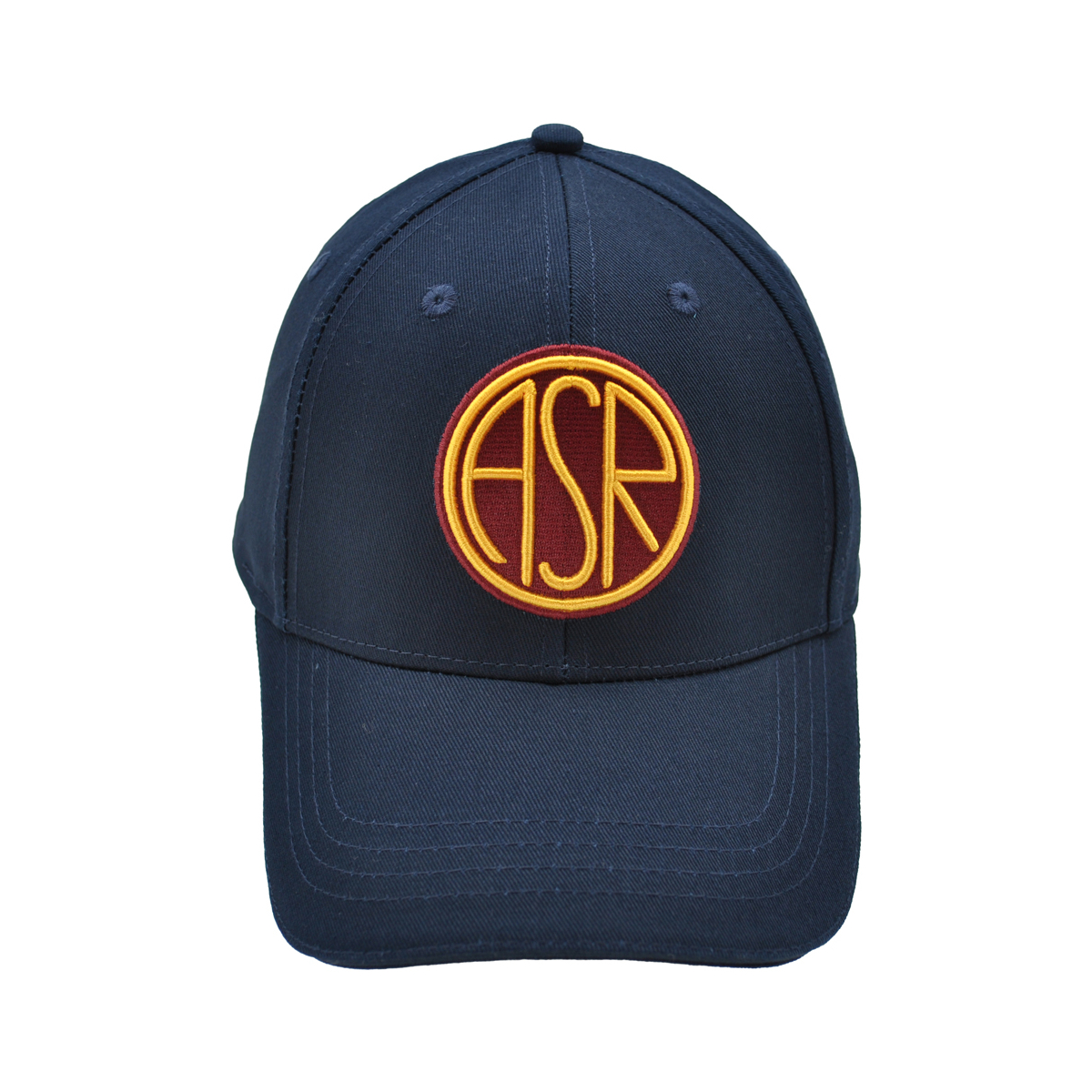 CAPPELLO BASEBALL NAVY con Ricamo ASR 3D colore 100%CO ROMA