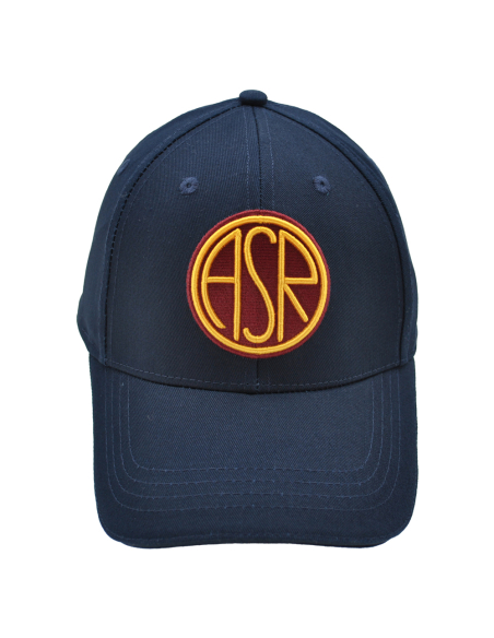 CAPPELLO BASEBALL NAVY con Ricamo ASR 3D colore 100%CO ROMA