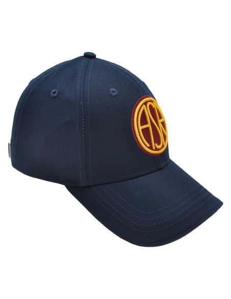 CAPPELLO BASEBALL NAVY con Ricamo ASR 3D colore 100%CO ROMA