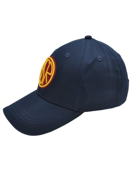 CAPPELLO BASEBALL NAVY con Ricamo ASR 3D colore 100%CO ROMA