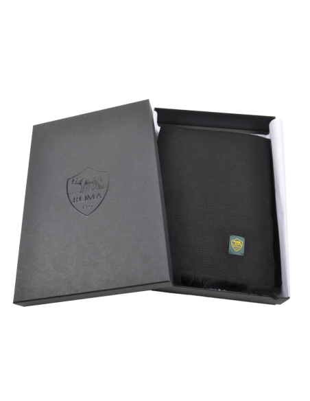 SCIARPA LOGATA IN BOX 50%PC 38%MD 8%WO 4%WP MADE IN ITALY ROMA