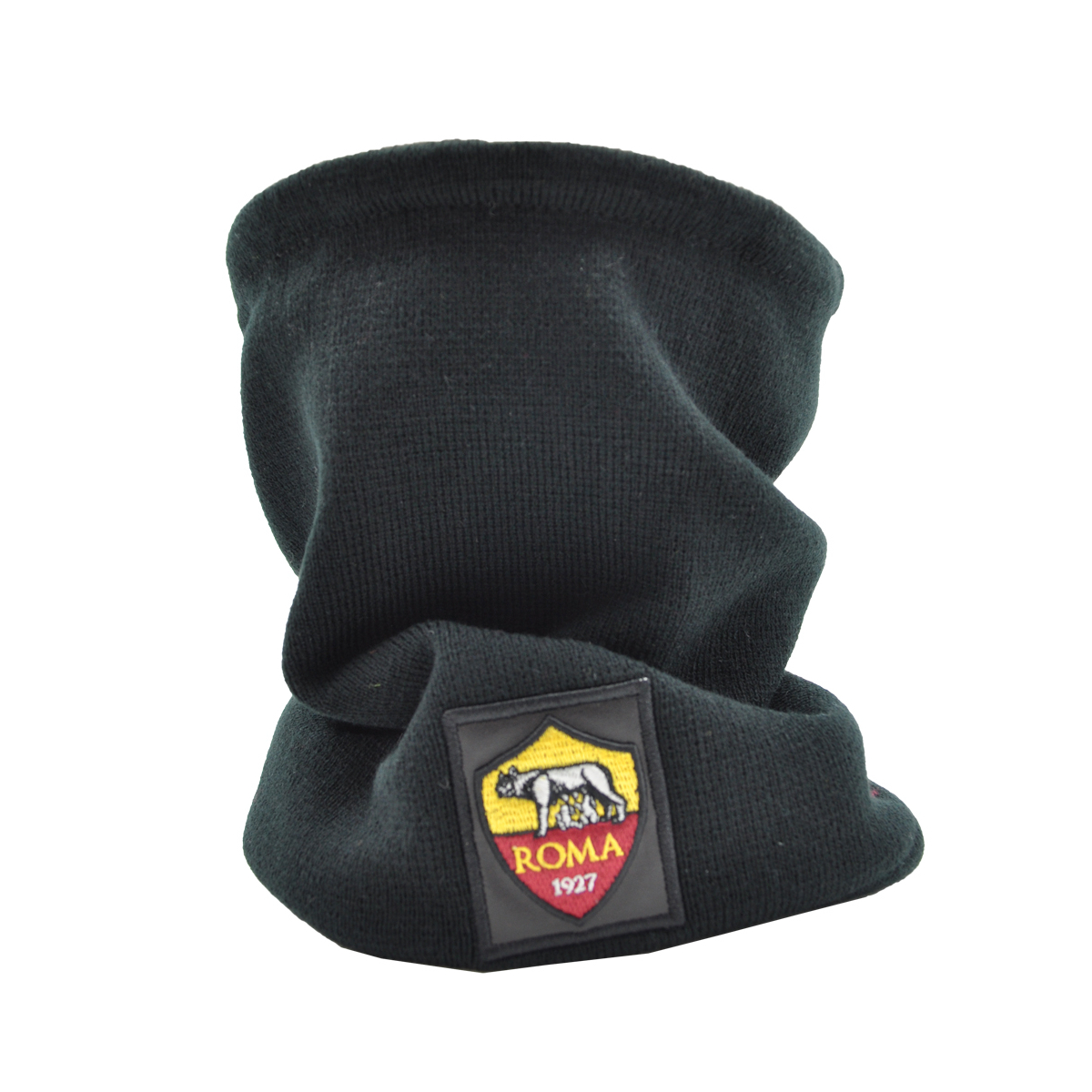SCALDACOLLO MAGLIA LISCIA PATCH PELLE RICAMATO INT. PILE 50%PC 50%PL ROMA