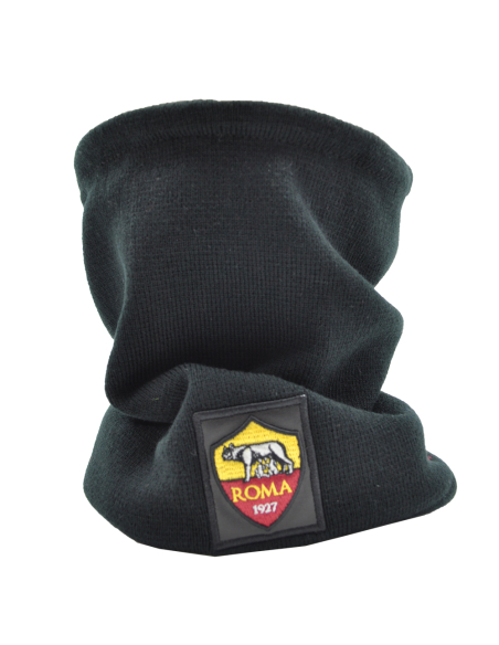SCALDACOLLO MAGLIA LISCIA PATCH PELLE RICAMATO INT. PILE 50%PC 50%PL ROMA