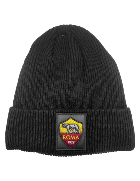 CAPPELLO SKIPPER MAGLIA 1X1 PATCH PELLE RICAMO INT.PILE 50%PC 50%PL ROMA