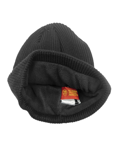 CAPPELLO SKIPPER MAGLIA 1X1 PATCH PELLE RICAMO INT.PILE 50%PC 50%PL ROMA