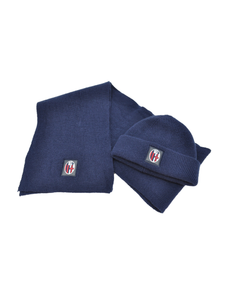 SET SCIARPA E CAPPELLO CON RICAMO IN BOX 47%PC 31%PL 22%NY BOLOGNA