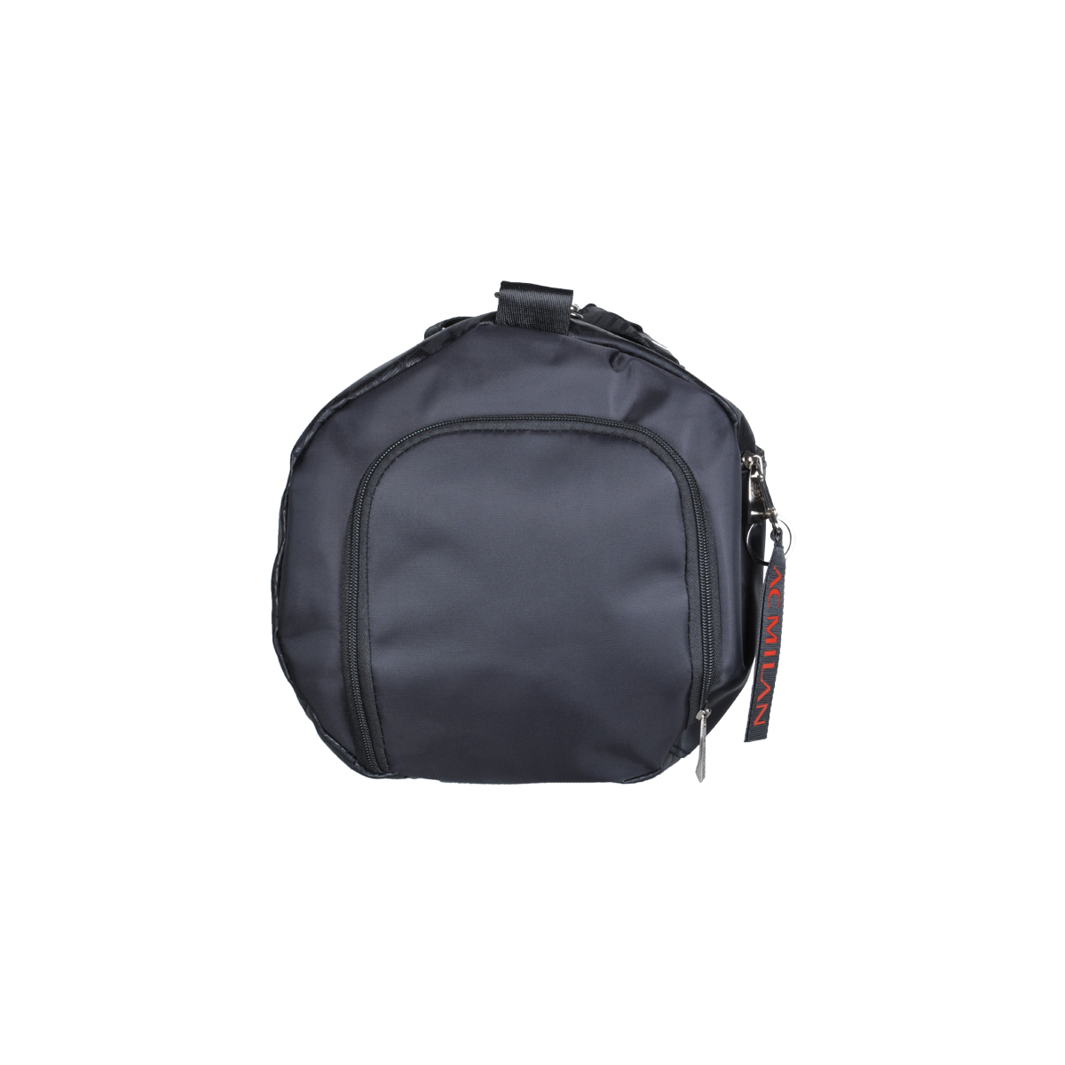 Borsone Stampato Nero Ric Rosso 100% Pl Milan - Imma Italy