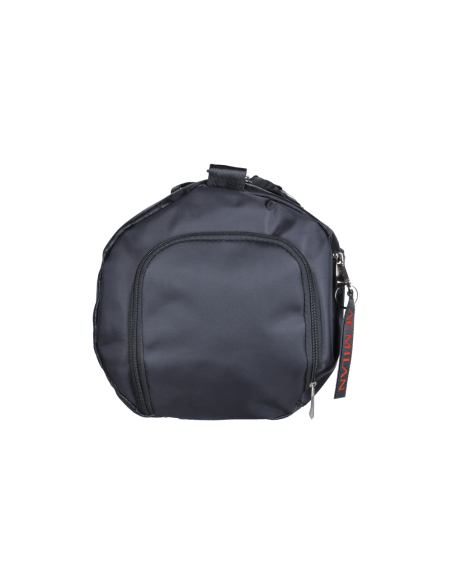 Borsone Stampato Nero Ric Rosso 100% Pl Milan - Imma Italy