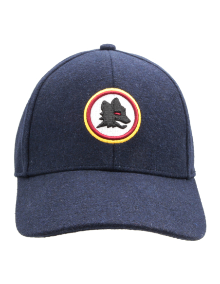 CAPPELLO BASEBALL FELTRO RICAMO LUPETTO 100%PL ROMA