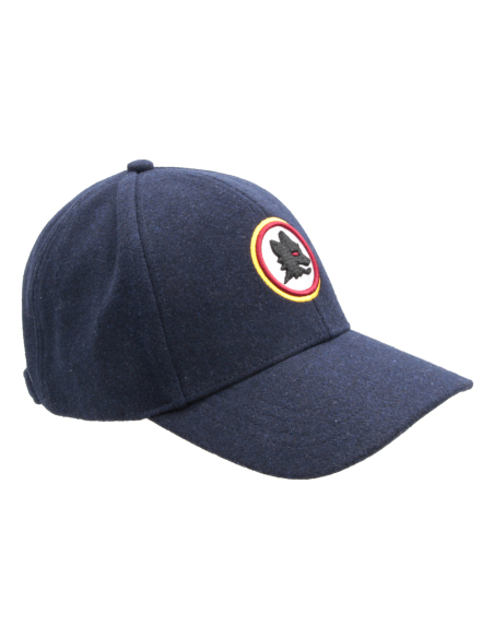 CAPPELLO BASEBALL FELTRO RICAMO LUPETTO 100%PL ROMA