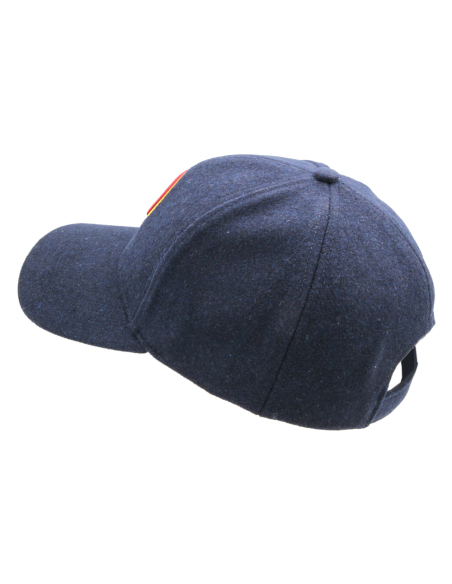 CAPPELLO BASEBALL FELTRO RICAMO LUPETTO 100%PL ROMA