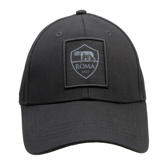 CAPPELLO BASEBALL PATCH PELLE RICAMO 100%CO ROMA