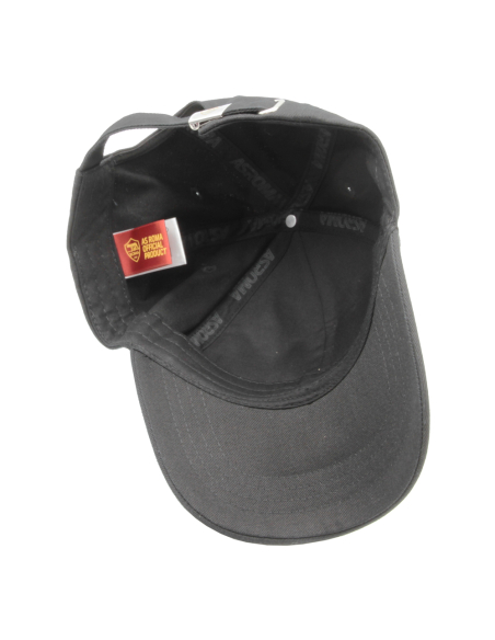 CAPPELLO BASEBALL PATCH PELLE RICAMO 100%CO ROMA