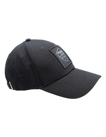 CAPPELLO BASEBALL PATCH PELLE RICAMO 100%CO ROMA