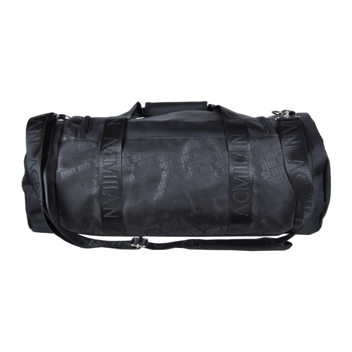Borsone Stampato Nero Ric Rosso 100% Pl Milan - Imma Italy 2