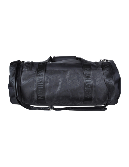 Borsone Stampato Nero Ric Rosso 100% Pl Milan - Imma Italy
