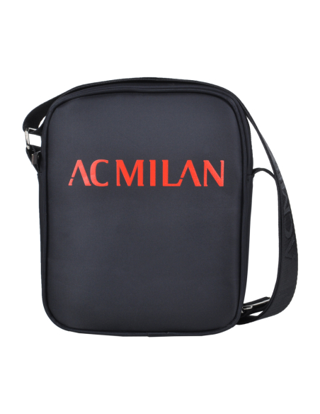 Borsello Grande Nero Ric Rosso 100%pl Milan - Imma Italy