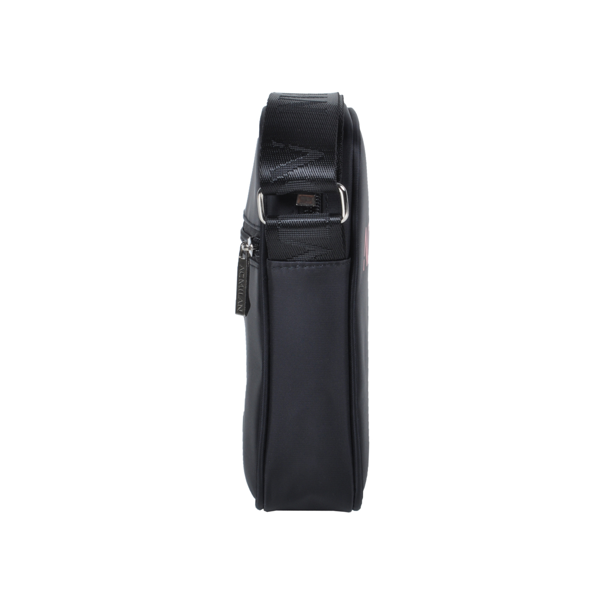 Borsello Grande Nero Ric Rosso 100%pl Milan - Imma Italy