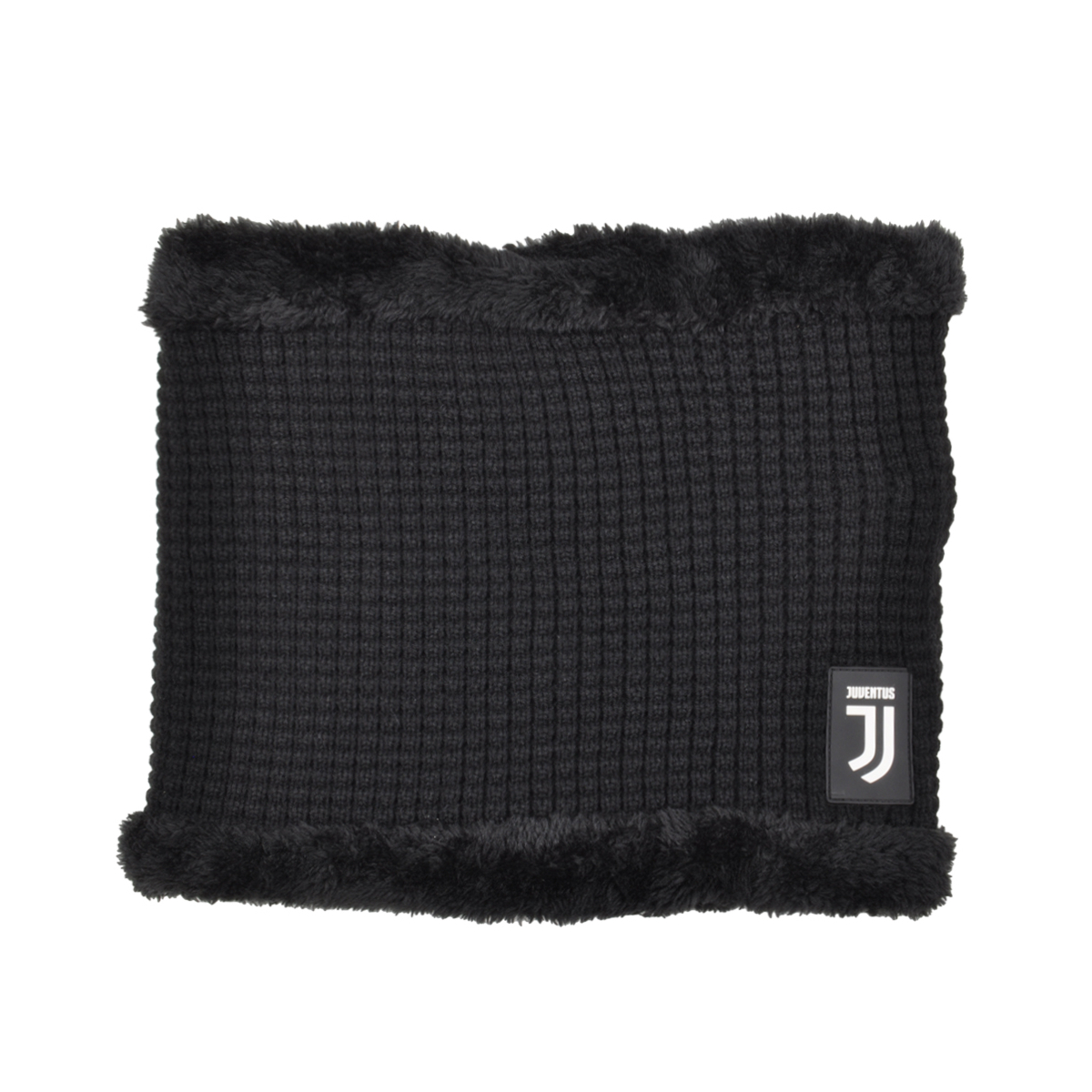 Set Cappello E Scaldacollo Maglia Nido D'ape E Pelliccetta 70%pc 30%pl Juventus - Imma Italy