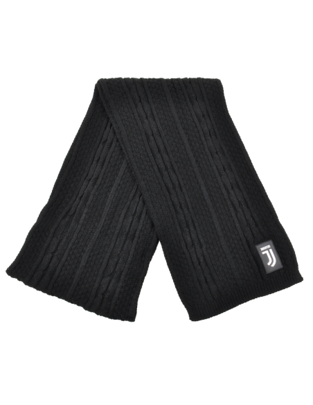 Set Cappello Cuffia E Sciarpa Trecce 100%pc Juventus - Imma Italy