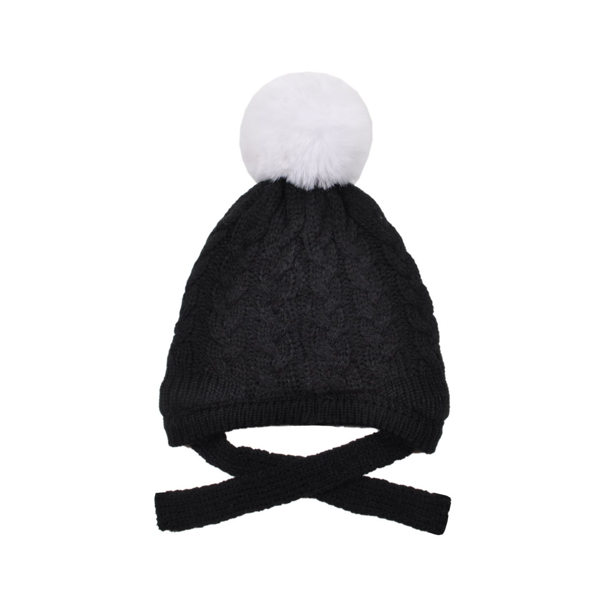 Cappello Ponpon Trecce Baby Juventus - Imma Italy