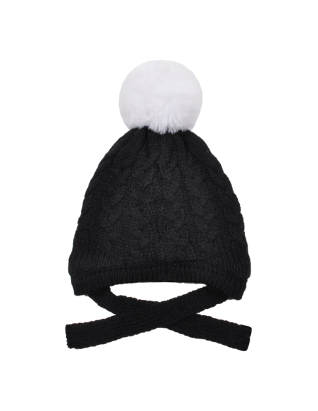 Cappello Ponpon Trecce Baby Juventus - Imma Italy