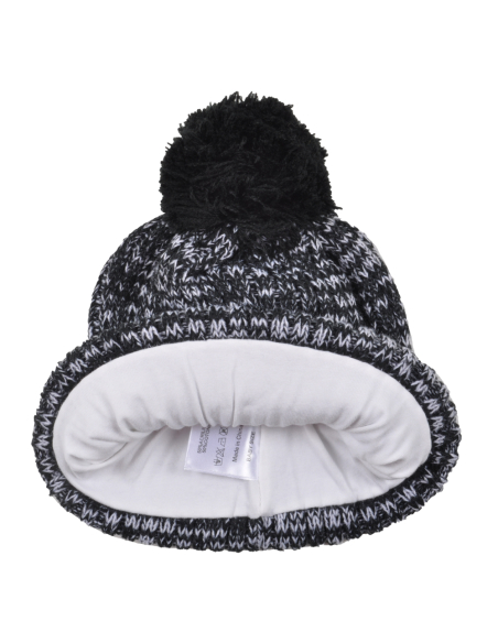 Cappello Ponpon Bicolore Baby 50%pc/50%co Juventus - Imma Italy