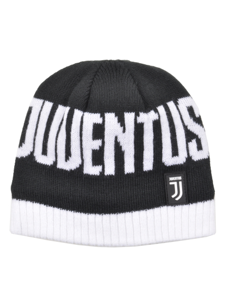 Cappello Cuffia A Maglia Jacquard Baby 50%pc 50%co Juventus - Imma Italy
