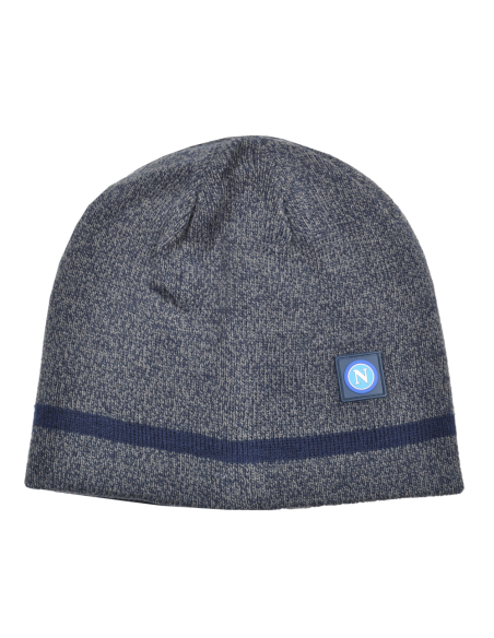 Set Cappello Cuffia Reversibile E Sciarpa Junior 100%pc Enzo Castellano Ssc Napoli - Imma Italy