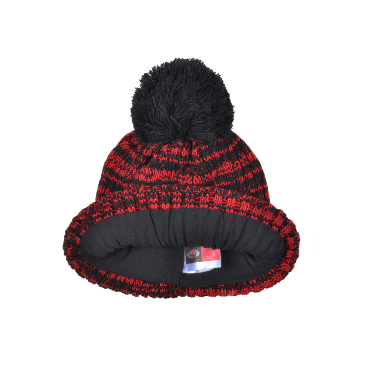 Cappello Ponpon Bicolore Baby 50%pc 50%co Milan - Imma Italy