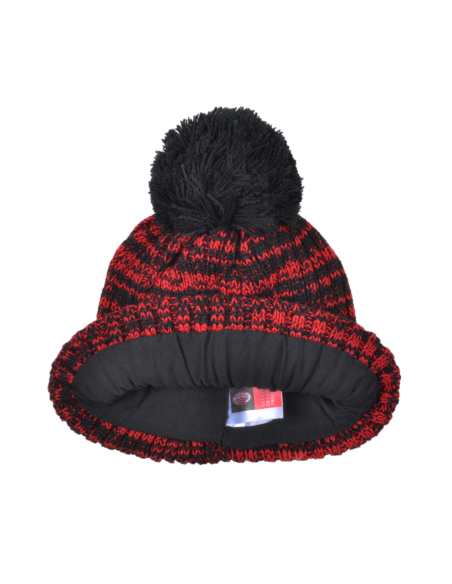 Cappello Ponpon Bicolore Baby 50%pc 50%co Milan - Imma Italy