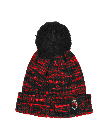 Cappello Ponpon Bicolore Baby 50%pc 50%co Milan - Imma Italy