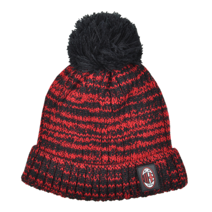 Cappello Ponpon Bicolore Baby 50%pc 50%co Milan - Imma Italy