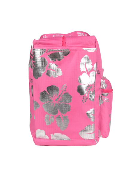 BORSA MARE RIB STOP QUADRATA IBISCUS METAL 100%PL AQUA DI MARE