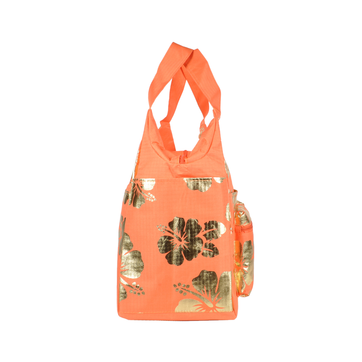 Borsa Mare Rib Stop Tonda Ibiscus Metal 100%pl Aqua Di Mare - Imma Italy