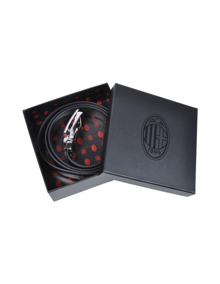 Cintura Classica In Box 100%pelle Size S-m Milan - Imma Italy