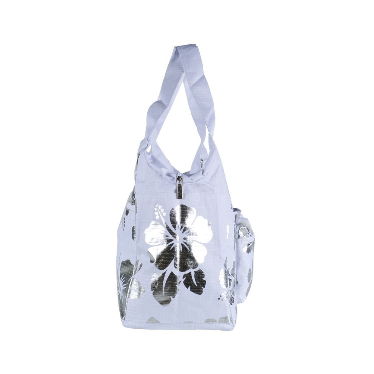 Borsa Mare Rib Stop Tonda Ibiscus Metal 100%pl Aqua Di Mare - Imma Italy