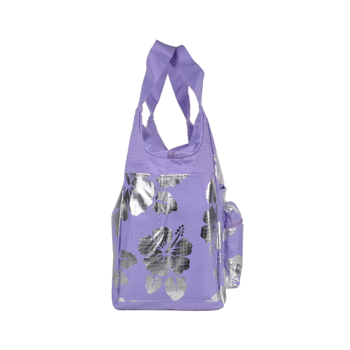 Borsa Mare Rib Stop Tonda Ibiscus Metal 100%pl Aqua Di Mare - Imma Italy