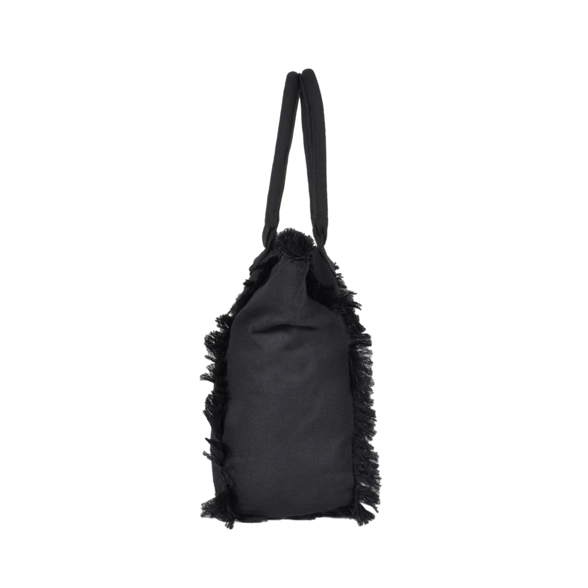 BORSA CON FRANGE E RICAMO SILVER GRANDE 100%PL AQUA DI MARE