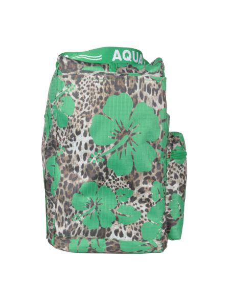 BORSA MARE QUADRATA MACULATA IBISCUS 100%PL AQUA DI MARE