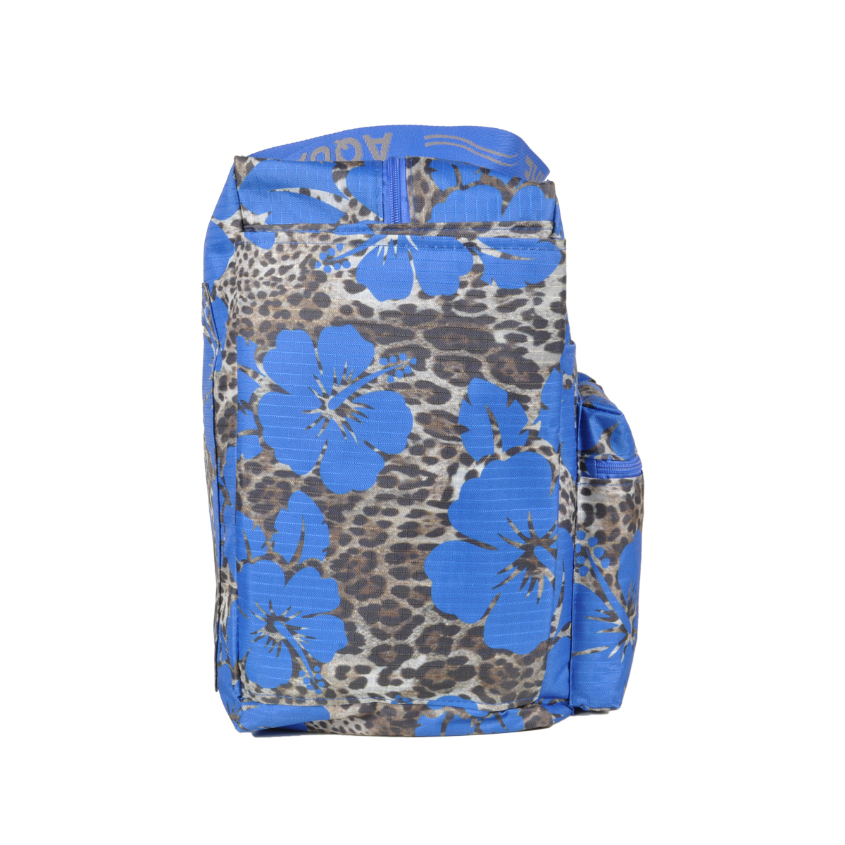 BORSA MARE QUADRATA MACULATA IBISCUS 100%PL AQUA DI MARE