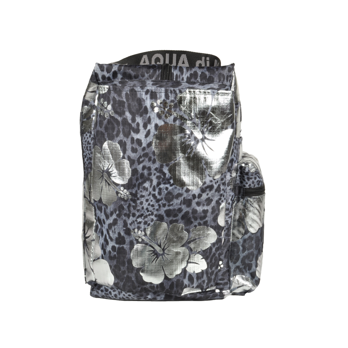 BORSA MARE QUADRATA MACULATA IBISCUS 100%PL AQUA DI MARE