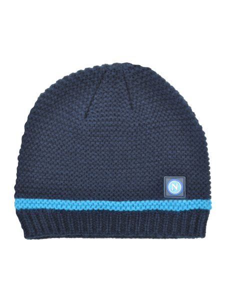 Cappello Cuffia A Maglia Baby 50%pc 50%pl Enzo Castellano Ssc Napoli - Imma Italy