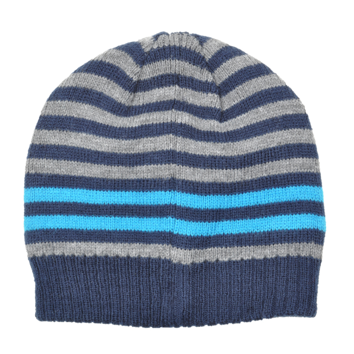 Cappello Cuffia A Maglia Righe Baby 50%pc 50%co Enzo Castellano Ssc Napoli - Imma Italy 2