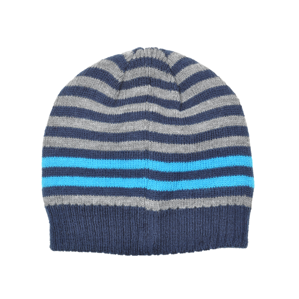 Cappello Cuffia A Maglia Righe Baby 50%pc 50%co Enzo Castellano Ssc Napoli - Imma Italy