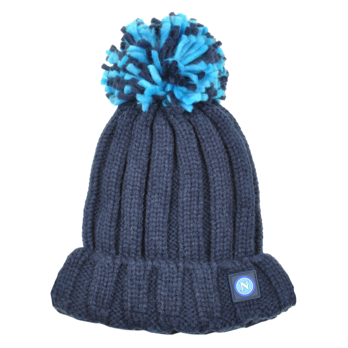 Cappello Ponpon Unito Baby 50%pc 50%co Enzo Castellano Ssc Napoli - Imma Italy