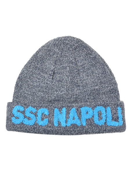Cappello Skipper A Maglia Con Ricamo Baby 50%pc 50%pl Enzo Castellano Ssc Napoli - Imma Italy